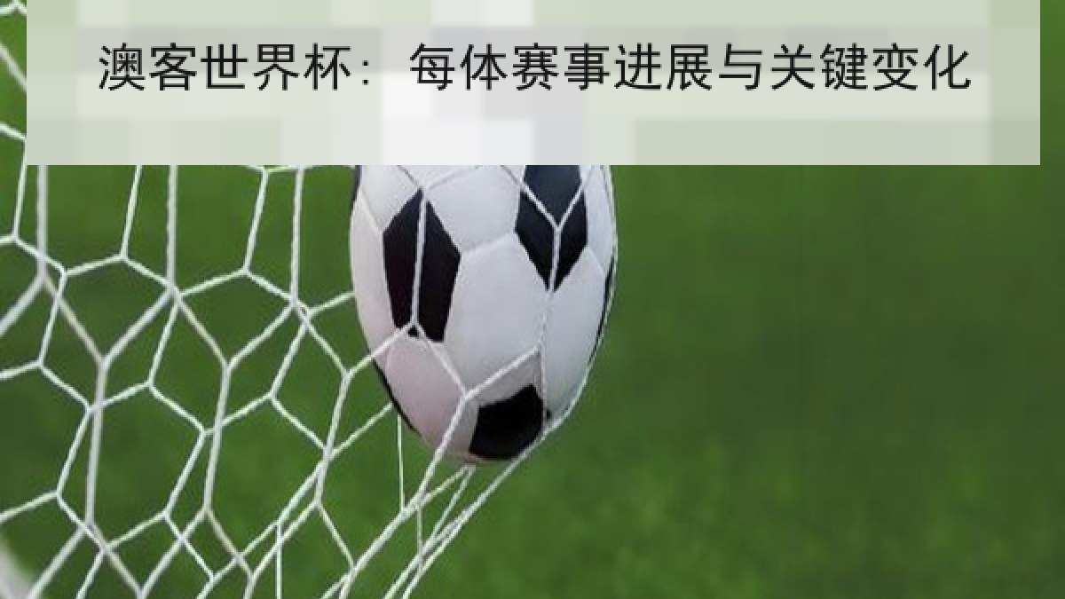 澳客世界杯: 每体赛事进展与关键变化